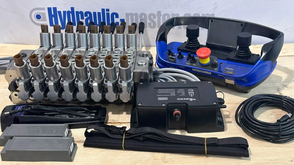 Découvrez le Distributeur Hydraulique Révolutionnaire pour Machines Forestières : Scanreco RC 400 Maxi / Valve Walvoil DPX 100